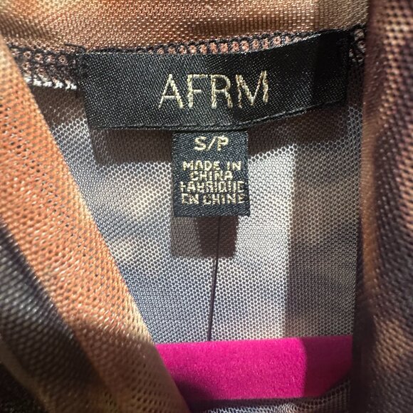 AFRM - Animal Print long Dress - Picture 4 of 4